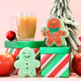 Mulled Cider Gingerbread Holiday Buffer Christmas Stocking