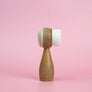 2-Sided Soft Bristles Face Cleansing Brush: Beige