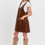 CASUAL OVERALL CORDUROY DRESS