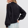 CROCHET PATCHWORK KNIT SWEATER