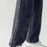 EXPOSED SEAM MINERAL WASH JOGGERS: TAN