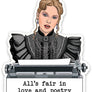 Taylor Love and Poetry Die Cut Sticker