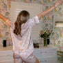 Satin Swiftie Pajama Set, Pink