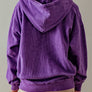 EMILY OVERSIZED VINTAGE ZIP UP HOODIE: GREEN