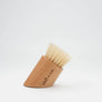 Wooden Bamboo Facial Dry Brush: Goat / With logo