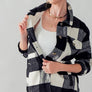 BELLA TEDDY PLAID SHACKET