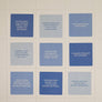 Shower Affirmation™ Display Cards - Calm