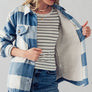BELLA TEDDY PLAID SHACKET