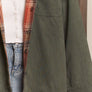 Reversible Corduroy and Plaid Button Down Shirt
