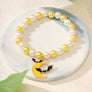 Halloween Handmade Beaded Pumpkin ghost Bracelet for kids