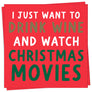 Watch Christmas Movies Cocktail Napkin