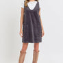 CASUAL OVERALL CORDUROY DRESS