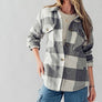 BELLA TEDDY PLAID SHACKET