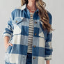 BELLA TEDDY PLAID SHACKET