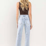 90'S VINTAGE SUPER HIGH RISE FLARE JEANS V3217: TENDER / 32