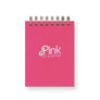 Pink Lifestyle Mini Jotter Notebook: Hibiscus Cover | Iridescent Foil