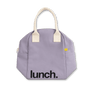 Zipper Lunch Bag - ‘Lunch’ Lavender