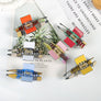 Fun School Pencil Hair Claw Clips