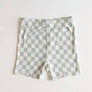 Checkerboard Shorts Set, Little Boys Clothes, Bamboo Clothes
