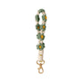 Macrame Daisy Flower Wristlet Keychain: Assorted