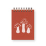Mushroom Mini Jotter Notebook: French Vanilla Cover | Canyon Ink