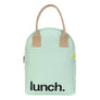 Zipper Lunch Bag - 'Lunch' Mint