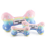 Pink Ombre Chewy Vuiton Bone Squeaker Dog Toy: Large