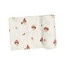 Mushroom Swaddle Blanket