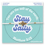 Let It Shine Beaded Cord Bracelet and Sticker Set-Stay Salty