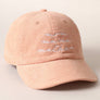 Mom Mama Mother Embroidered Corduroy Baseball Cap