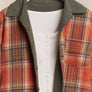 Reversible Corduroy and Plaid Button Down Shirt
