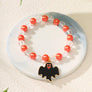 Halloween Handmade Beaded Pumpkin ghost Bracelet for kids