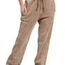 `.Washed Fleece Sweatpants with pockets Reg/Plus