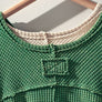 WAFFLE KNIT HIGH LOW TOP: PURPLE
