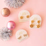 Holiday Bow Earrings | Double