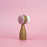 2-Sided Soft Bristles Face Cleansing Brush: Beige