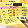 Squeez Giant Butter Shape Fidget Toy Squishy Toy