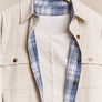 Reversible Corduroy and Plaid Button Down Shirt