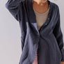 PREMIUM SOFT FRAYED HEM GAUZE WASHED SHIRT