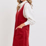 CASUAL OVERALL CORDUROY DRESS