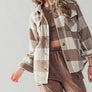 BELLA TEDDY PLAID SHACKET