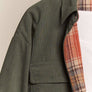 Reversible Corduroy and Plaid Button Down Shirt