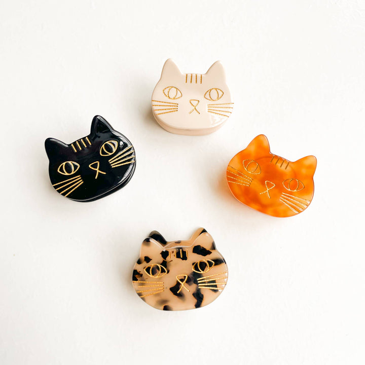 Ginger | Hand Painted Cat Eco-Friendly Claw Clip: Assorted