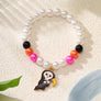 Halloween Handmade Beaded Pumpkin ghost Bracelet for kids