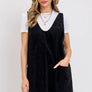 CASUAL OVERALL CORDUROY DRESS