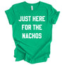 Just Here for the Nachos Shirt, Football Tee, Game Day Shirt