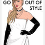 Taylor We Never Go Out of Style Die Cut Sticker