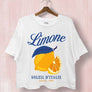 LIMONE crop t-shirt