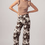 Flutter Sleeve Ribbed Crew Neck Ruffle Tank Top