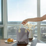 Zipper Lunch Bag - ‘Lunch’ Lavender